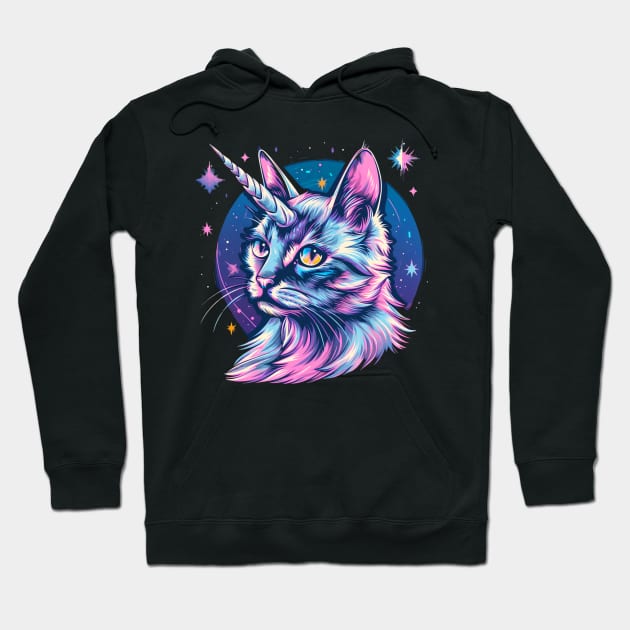 Caticorn Hoodie by OscarVanHendrix